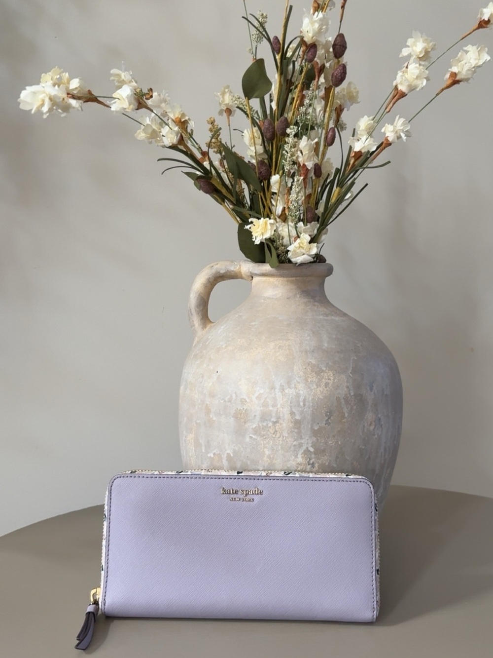 Kate Spade Saffiano Zip Around Wallet